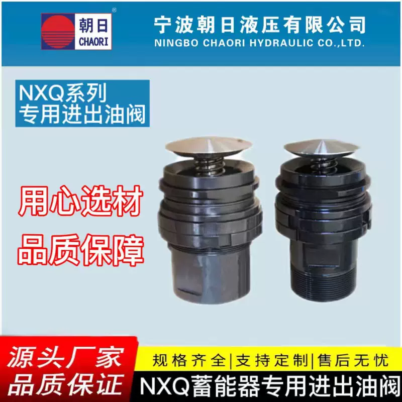 宁波朝日NXQ蓄能器专用进出油阀现货囊式储能器螺纹碳钢液压元件