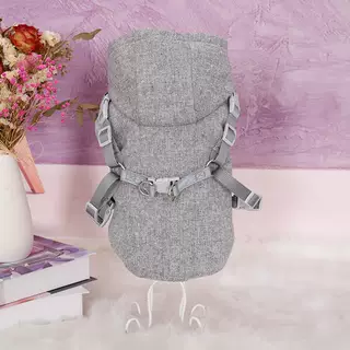 Autumn And Winter Extra Thick Band Chest And Back Sweater - Gray - View 1
