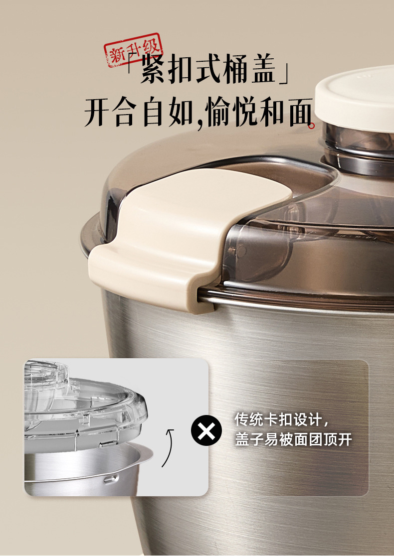 小熊和面机家用揉面机小型厨师机烹饪机和面料理机HMJ-D50R6