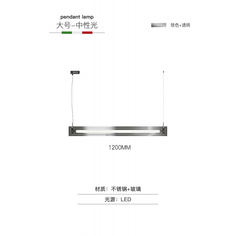 Un diseño de caracteres de vidrio personalidad artística simple Maza diseñador de comedor estudio lámpara de vidrio lujosa lámpara de lámpara de luz candelabrera