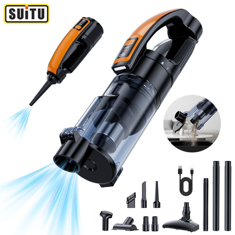 Car Vacuum Cleaner, Handheld, Wireless, Dual-Use for Car and Home, Portable, Rechargeable, for Cleaning Floor Hair and Debris, Cross-Border Car Vacuum Cleaner, Handheld, Wireless, Dual-Use for Car and Home, Portable, Rechargeable, for Cleaning Floor Hair and Debris, Cross-Border