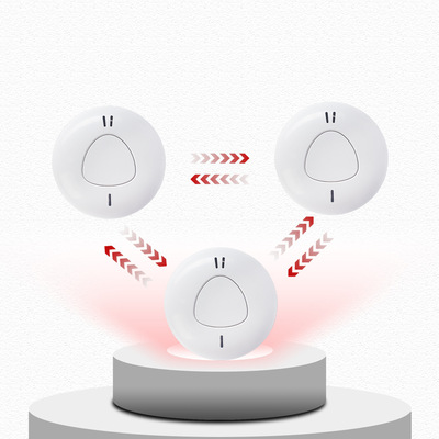 居家消防烟雾感应器独立烟感 无线烟感 探测器 烟感 烟雾报警器|ru