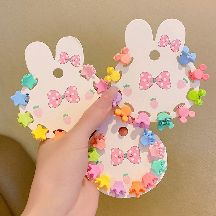 South Korea new children's hair accessories cute baby candy color grab clip suit color girl's small hairpin Princess headdress