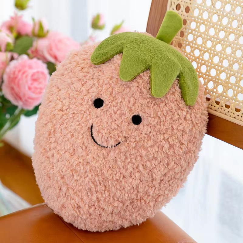 Simulación fruta peluche juguete piña vegetal fresa naranja muñeca boda lanzar muñeca máquina de agarre Ragdoll lote