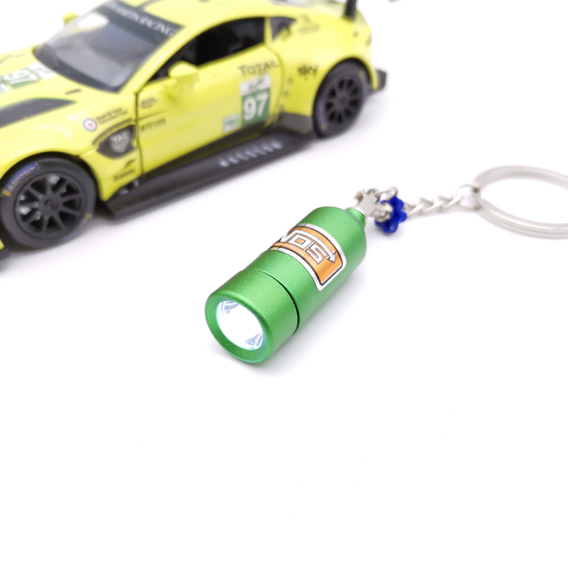 Модифицированный брелок-украшение для автомобиля с LED-подсветкой NOS, нитрозный эффект, наружная подвеска с LED