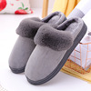 Demi-season keep warm rabbit, slippers suitable for men and women for beloved, Korean style