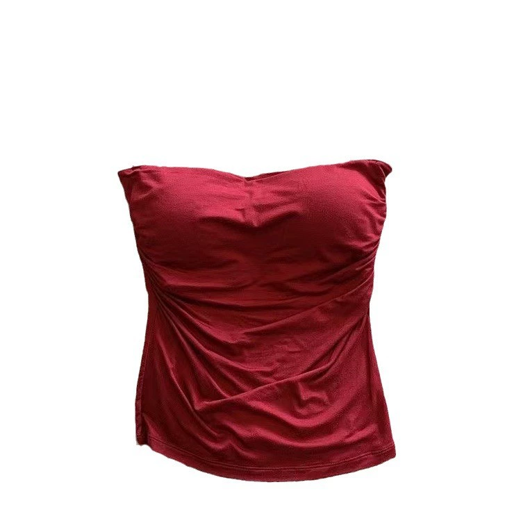 Summer top with cups, straps, fitted bra top