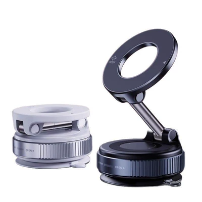 Car Navigation, Car phone holder - black-plastic-rod-weak-magnetism