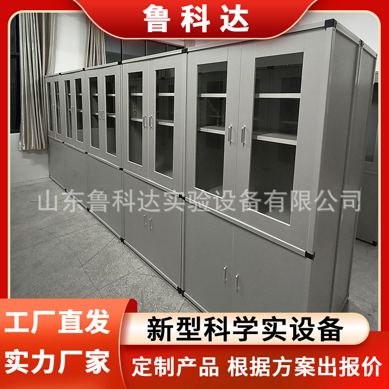 通风实验柜实验室药品双门器皿柜化学试剂安全柜铝木PP仪器柜