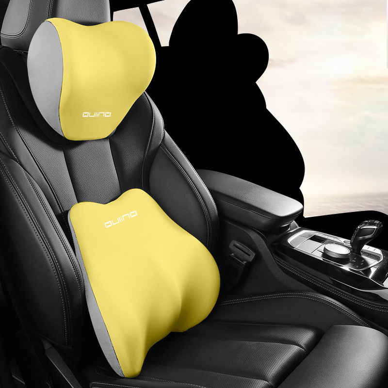 外国貿易の自動車のヘッドレストの腰掛けのセットの新型の運転手のシートの背もたれの運転手の副操縦士の人工の身体学のクッション|undefined