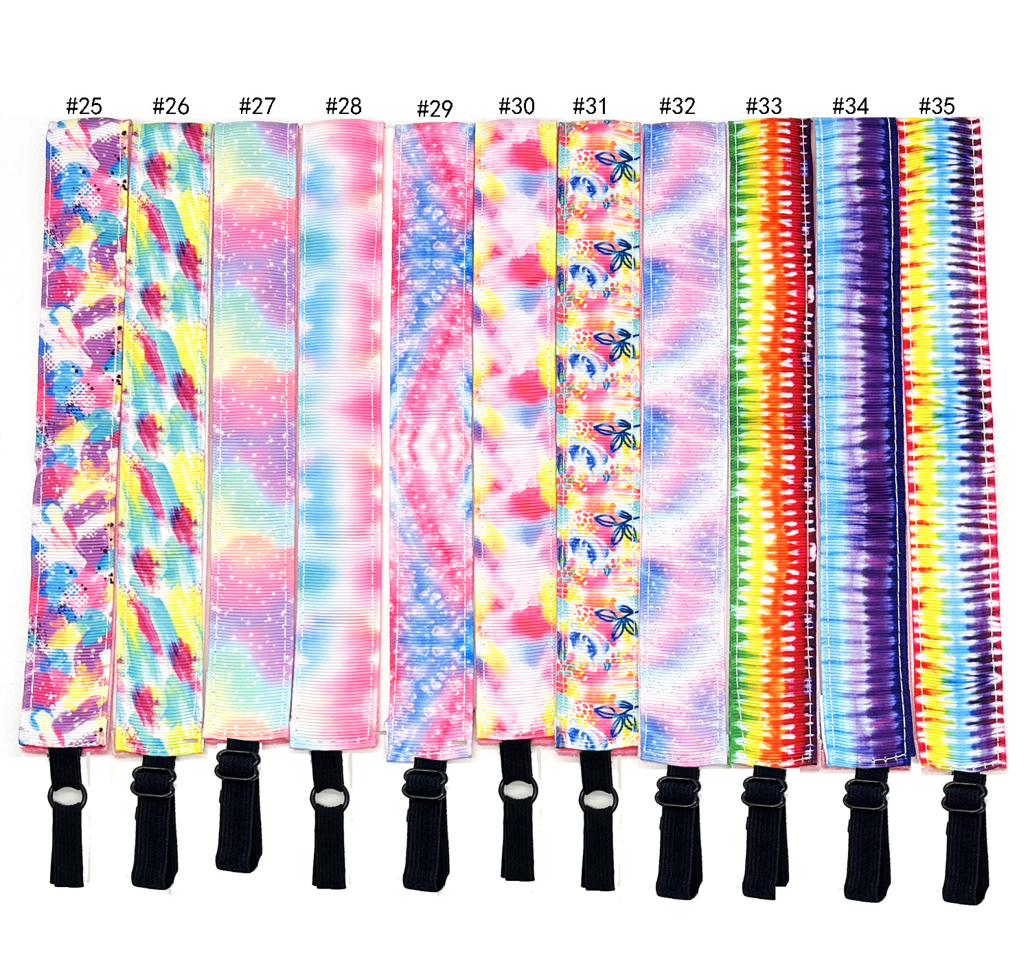 10g Weight Hair Band Hair Accessories Type Yes Quantity Daily Occasion Cloth Material Rainbow Pattern Kid'S Gender Handmade Design Fashion Style Kid'S Fashion Rainbow Cloth Handmade Hair Band 2