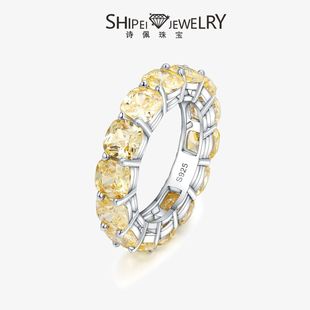 Ԋ���錚2�¿�W�����A�Ž�925�y0.75ct�ʷ�5*5�Z�Sɫ���sŮ��ָ