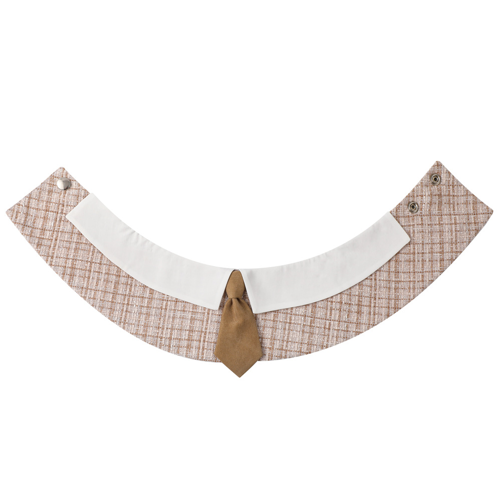 Tanpopo rayas impreso perro saliva Toalla de dibujos animados pajarita perro mascota perro grande bufanda ropa al por mayor