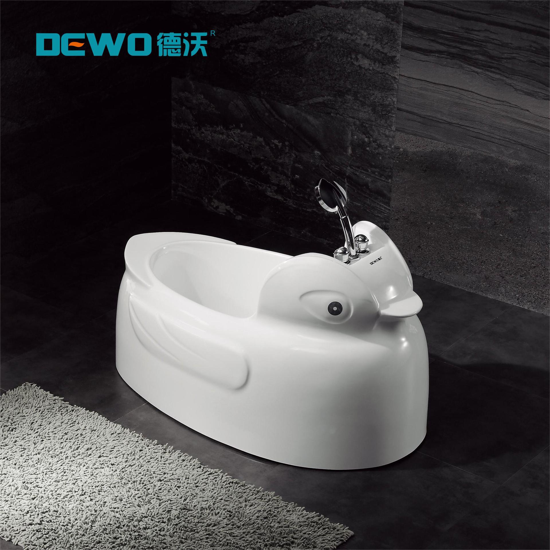 Devo Bathroom Household Small Apartment Mother and Child Popular Style Environmentally Friendly Acrylic Bathtub