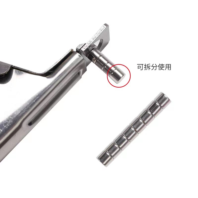 Herramientas de manicura especiales transfronterizas imán fuerte cilíndrico multifuncional ojo de gato imán de Arte de uñas 12 piezas