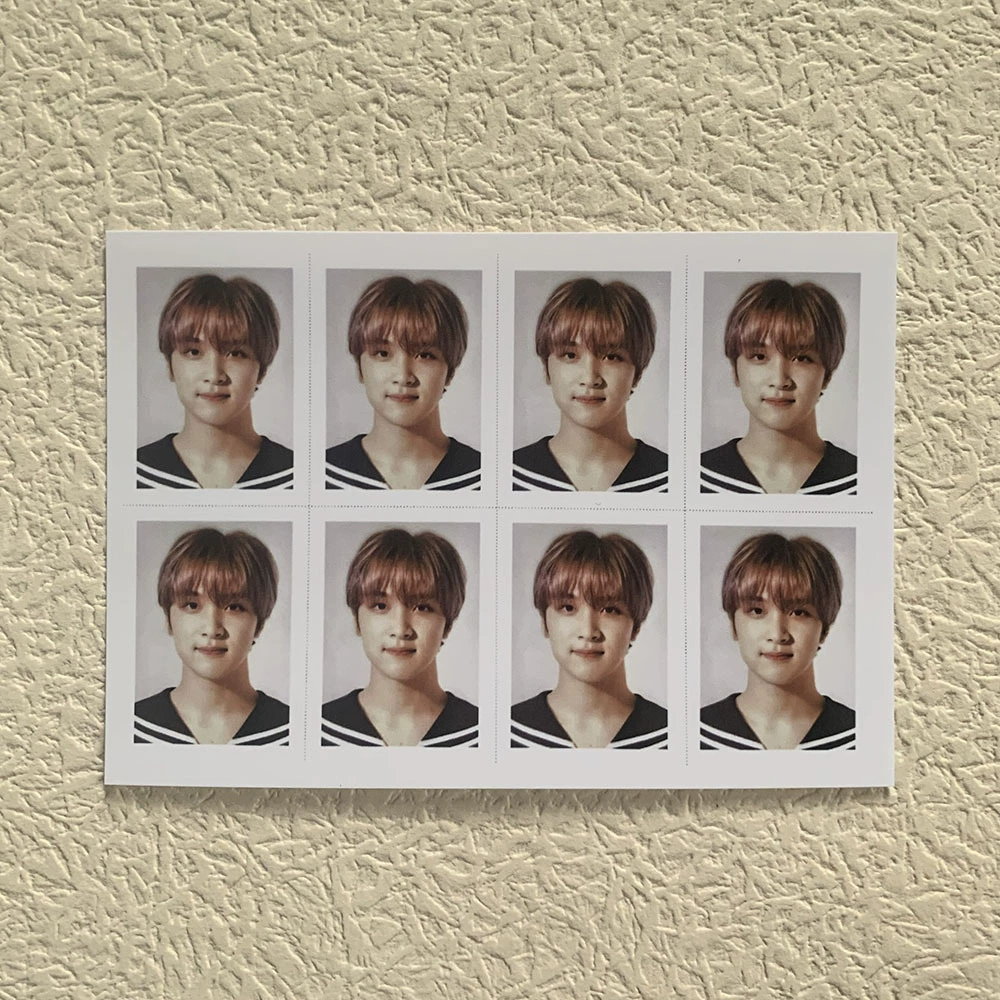 Фото на сертификат NCT DREAM одно-дюймовое фото NCT BLACK для школьного персонального идентификатора