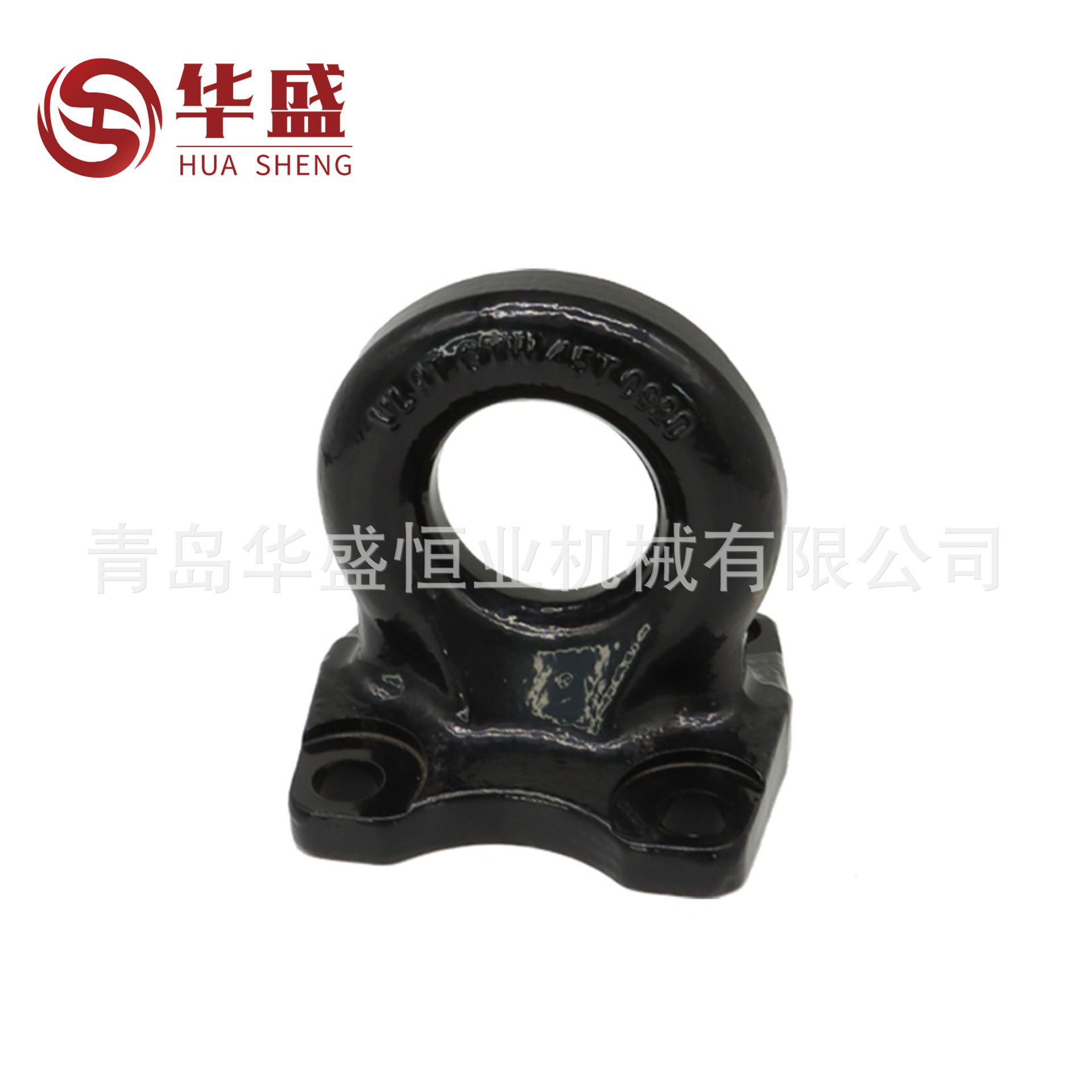 拖车牵引头跨境品质拖车连接器带底座牵引环合金钢拖车挂车配件