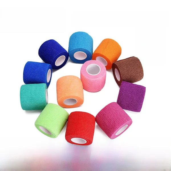 Non-Woven Self-Adhesive Elastic Finger Protection Bandage Breathable Non-Stick Hair Pet Strap Sports Protective Finger Bandage