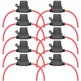 �羳���l10PCS���b 14AWG/����Ƭʽ���U�z��܇�·��ˮ֧���׼�