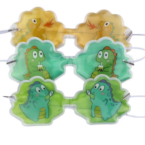Ice compress eye mask cartoon eye patch shading student foreign trade gel fruit children cute summer relief outdoor cold compress
