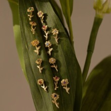 �W���羳�¿�ʮ���»��L���ʯ����DIY�����ɫϵ��14K��ɫ���l