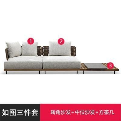 3피스 소파 세트(남미산 티크)