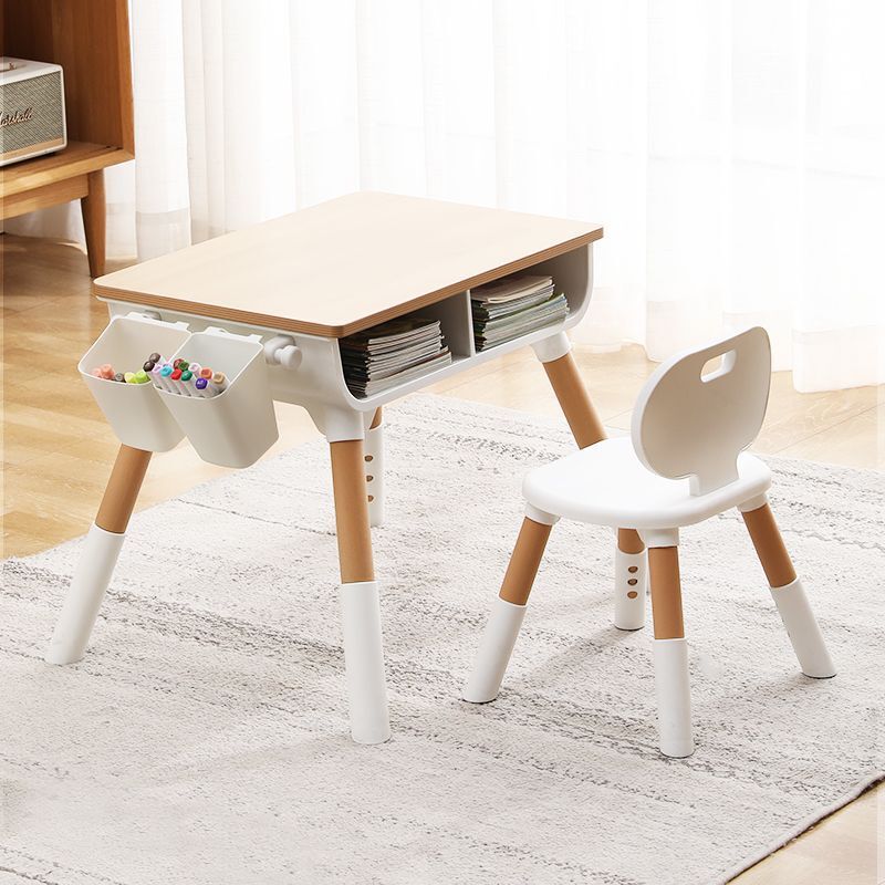 Children's Table and Chair Set Baby Reading Area Small Desk Study Table Infant Kindergarten Early Education Table Game Toy Table