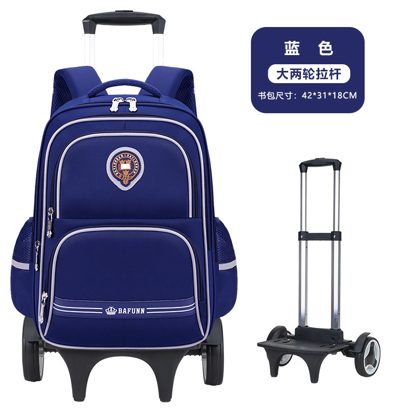 26 nuevas mochilas de tirón para niños y niñas 2 - 3 - 5 - 6 grados mochilas de hombro para niños de gran capacidad para reducir la carga