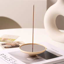 创意家用室内香插原创茶道香道摆件香托香炉线香香立迷你家居香座