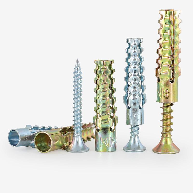 Tornillo de expansión de hierro ligero, tapón de expansión de alta calidad, tornillo de expansión de pared de aluminio ligero, tornillo de expansión de alta resistencia