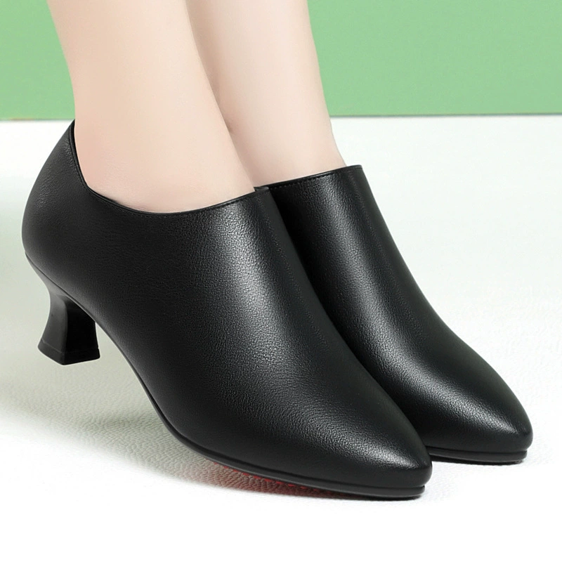 Осенние и зимние новые мягкие ботинки с бархатным рабочим туфлями