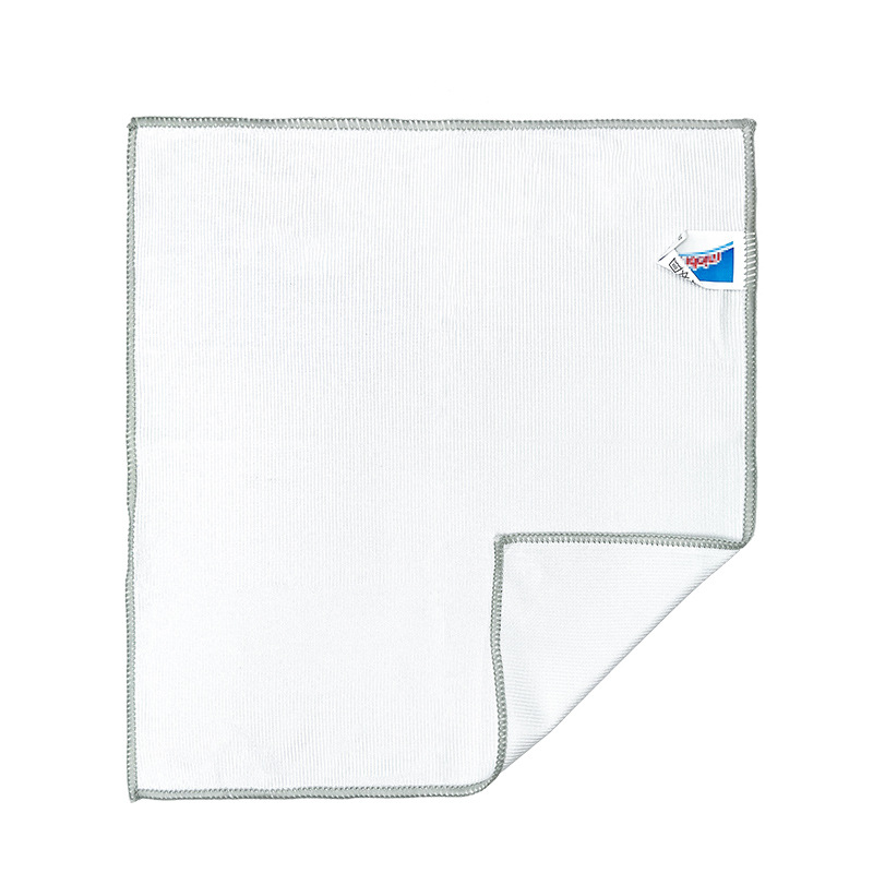 Paño de limpieza de tela de vidrio fibra ultrafina aceite absorbente fuerte eliminación de artefactos de vidrio almohadilla de fregado para el hogar sin costuras