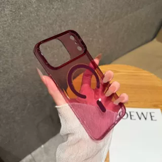 适用iPhone18ProMax磁吸手机壳苹果16透明高级感15独立金属按键防