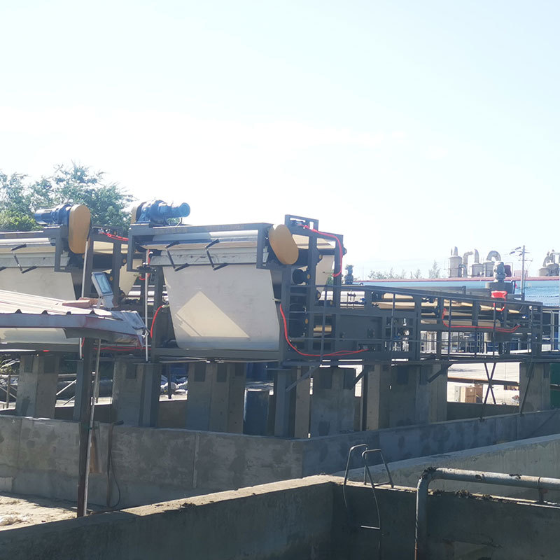 桥梁打桩泥浆脱水机污水池淤泥清理带式压滤机纺织活性污泥脱水机