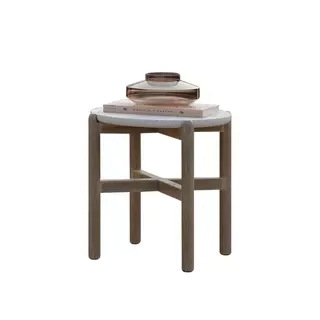 Madera sólida nórdica al aire libre ocio de caña anticorrosivo sofá de madera impermeable y solar patio modelo de casa de muebles de teca combinación