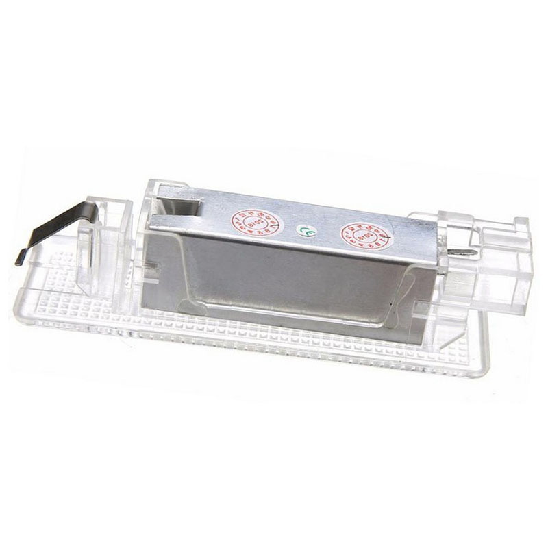 Suitable for Volkswagen Golf 5, Tiguan, Passat, and Cayenne models; 18-LED license plate lights, white light, 2 pieces