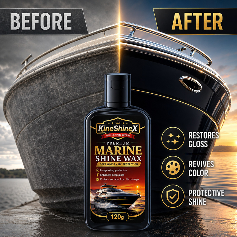 Kineshinex Boat High-Gloss Protective Wax 120g Yacht Fiberglass Surface Brightening Protective Care Wax Polishing Kineshinex Boat High-Gloss Protective Wax 120g Yacht Fiberglass Surface Brightening Protective Care Wax Polishing