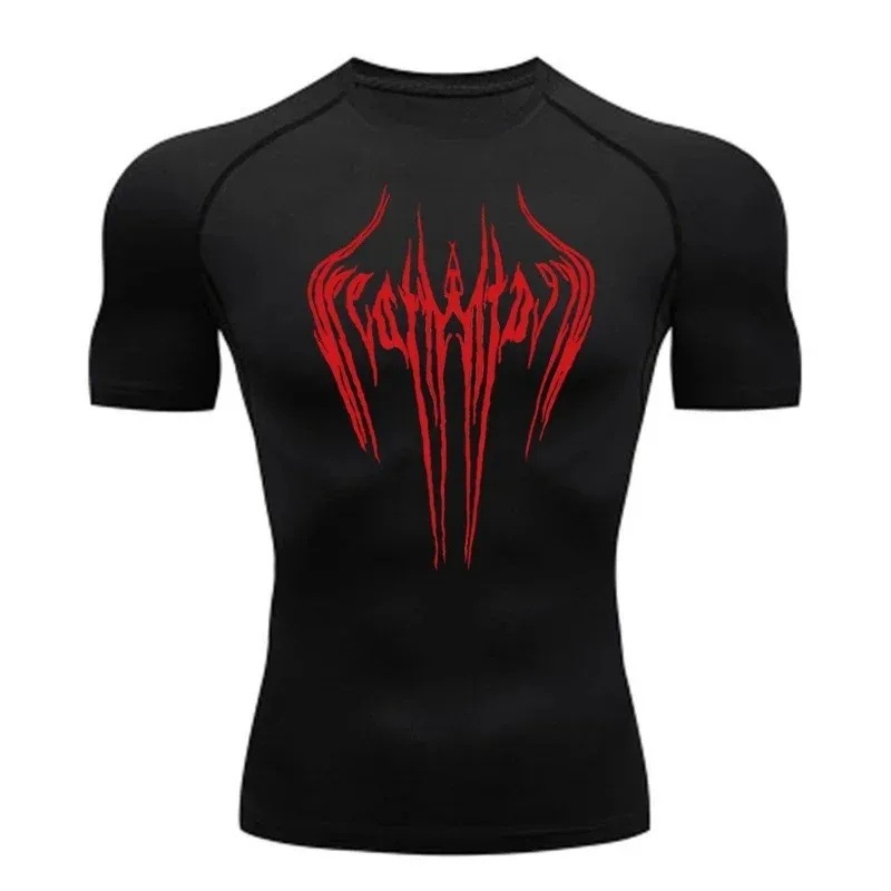 Milk Silk Fitness T-Shirt Men's Muscle Gym Compression Sportswear Quick-Drying Breathable Sports Base Layer Shirt Milk Silk Fitness T-Shirt Men's Muscle Gym Compression Sportswear Quick-Drying Breathable Sports Base Layer Shirt