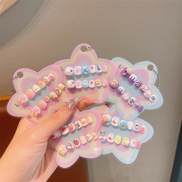 Children's Cartoon Bunny Nail Stickers for Girls and Students, Removable Jelly Gel Nail Decals, Cute Decoration Children's Cartoon Bunny Nail Stickers for Girls and Students, Removable Jelly Gel Nail Decals, Cute Decoration