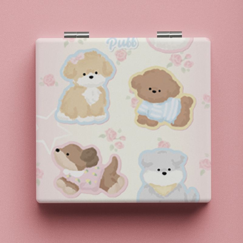 D1343 꽃무늬 강아지