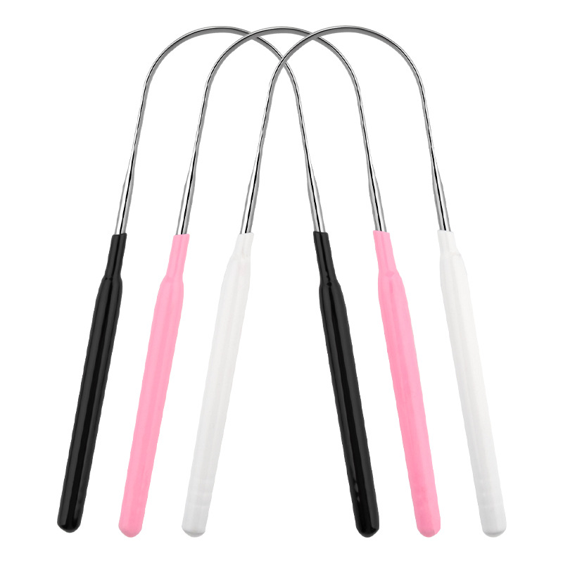 Plastic tongue piercing stainless steel