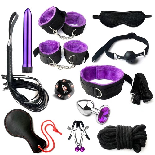 Cross-border SM adult beginner's entry-level twelve 12-piece set Novice training and development of alternative sex products for women
