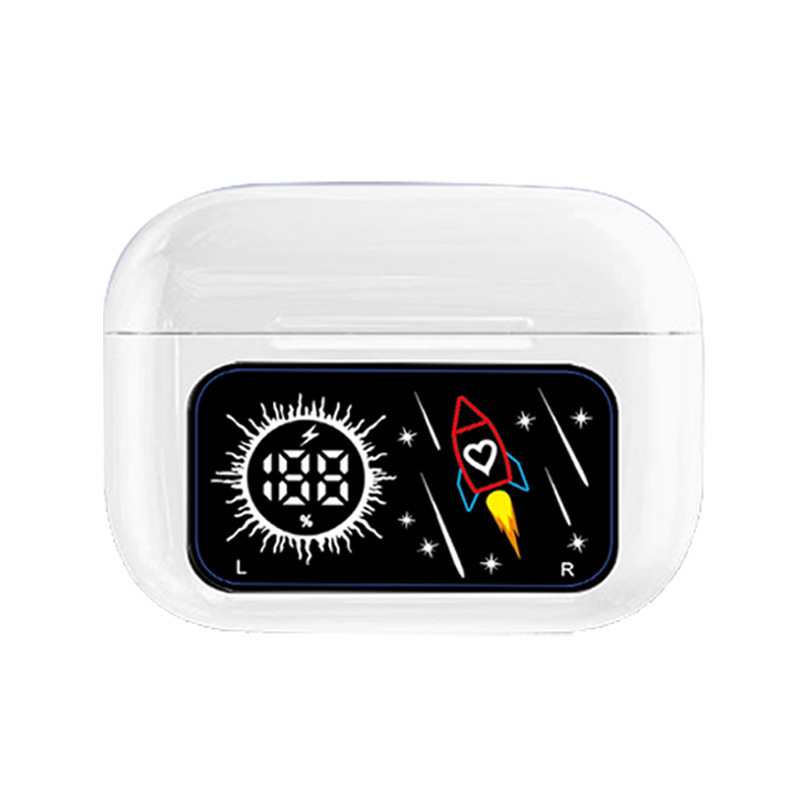 2025 新しい Bluetooth ヘッドセット Apple 第 5 世代 anc ノイズリダクション スクリーン付きスマート デジタル ディスプレイ tws ワイヤレス ヘッドセットに適しています|undefined