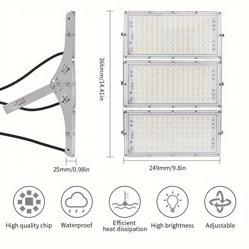 U 519 led Flood Light Outdoor Module Spotlight Garden Yard