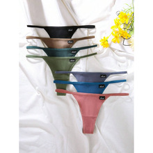 J 35553 Low-waist ribbed thong �����ݼy����ѝ