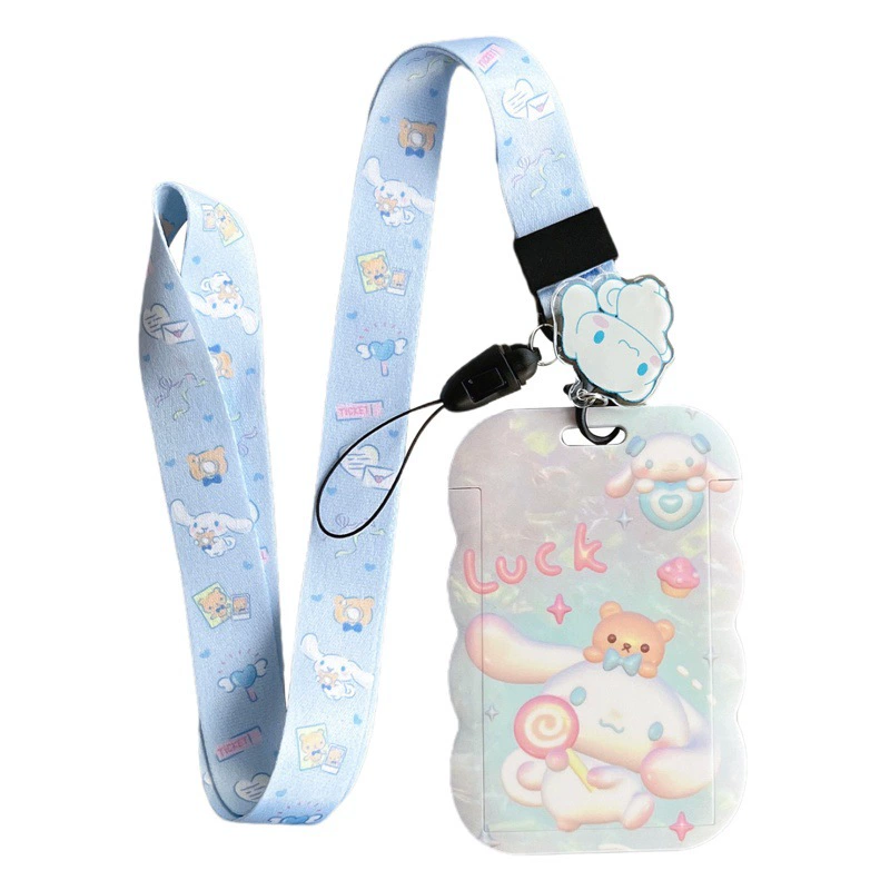 Мраморность SANRIO Длинная веревка недоуздок нагрудная карта студенческий кампус карта крышка автобус метро осьминог набор сертификатов