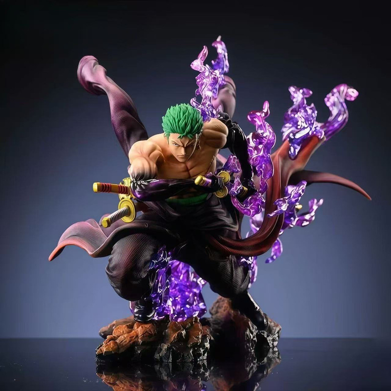One Piece Figure Gk Zoro with Sword Drawn, Domineering Drift Pose Gk Statue Anime Wholesale Desktop Dropshipping One Piece Figure Gk Zoro with Sword Drawn, Domineering Drift Pose Gk Statue Anime Wholesale Desktop Dropshipping