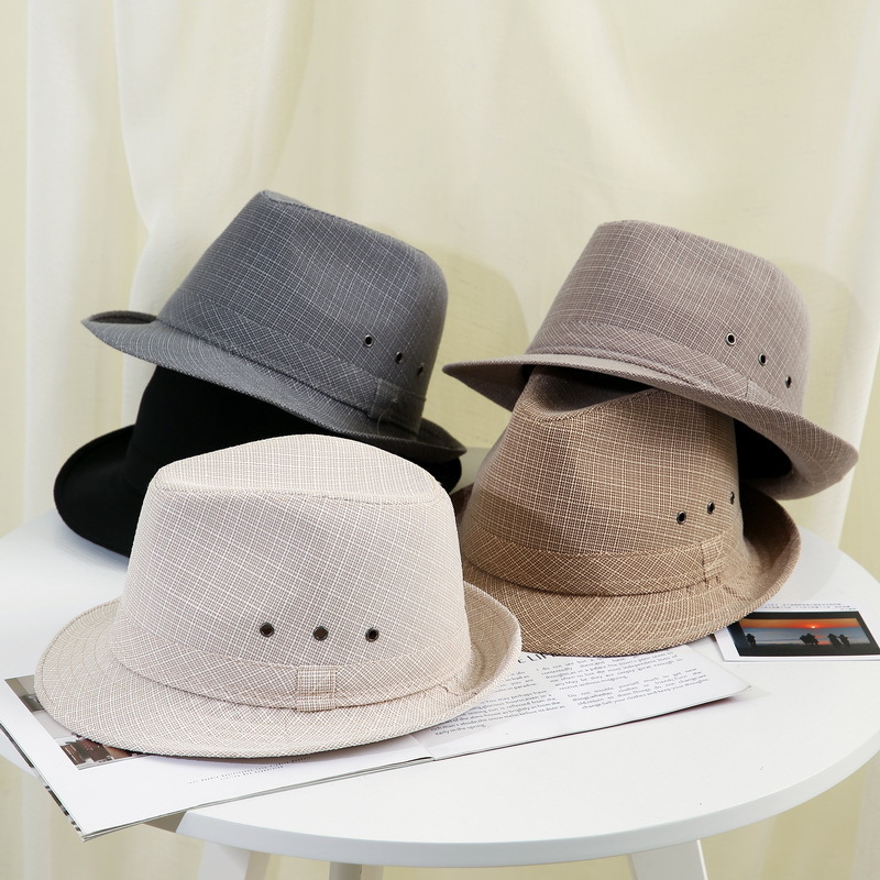 Men's breathable summer beach sun hat for traveling