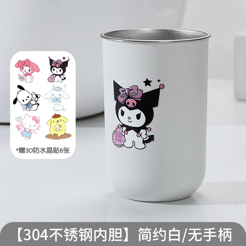 Taza de acero inoxidable 304 taza de cepillo de dientes taza de lavado dormitorio hogar estudiantes taza de cepillo de dientes para niños pareja taza de cepillo de dientes