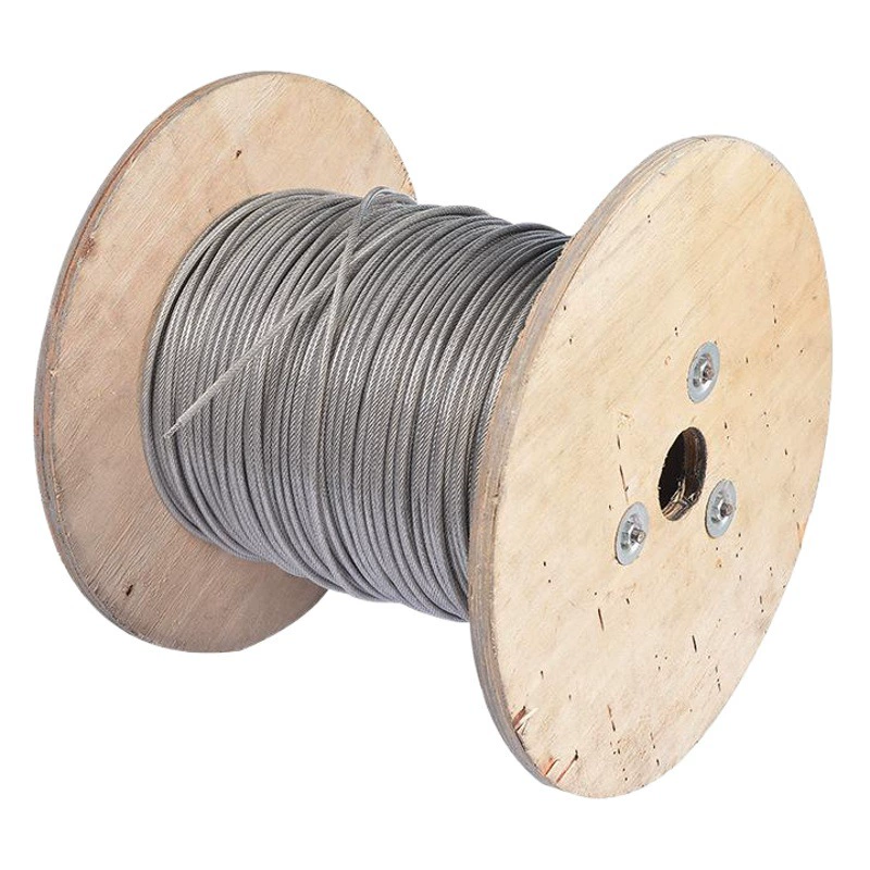 304 нержавеющая сталь с пластиковым покрытием стальной трос с пластиковым покрытием нейлоновый цвет с пластиковым покрытием стальной трос 1,5-6 мм